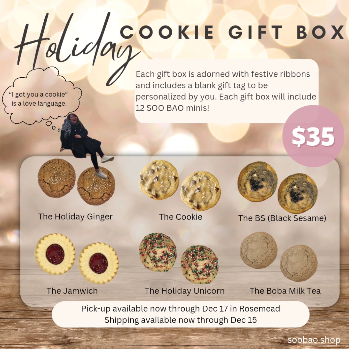 Holiday Cookie Gift Box